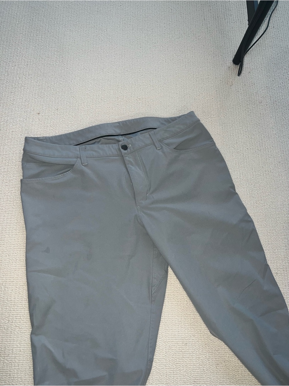 lululemon athletica Men's Charcoal Gray Chinos